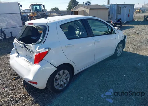 2012 Toyota Yaris Le z USA, uszkodzony, nr VIN JTDKTUD35CD525726